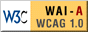 Level A conformance icon, W3C-WAI Web Content   Accessibility Guidelines 1.0